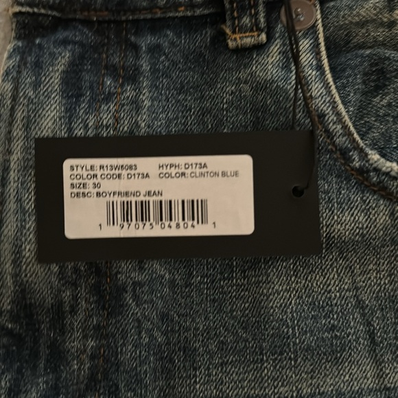 R13 Jean boyfriend style NWT never where it - Picture 2 of 7